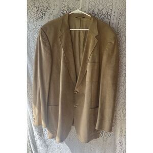 Vintage KINGSRIDGE SPORT COAT BLAZER JACKET Custom Fabric Camel/Tan‎ Union Made